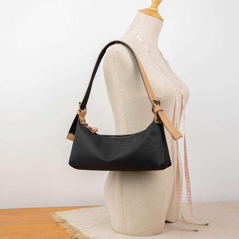 Women's Cloth Canvas Nylon Trendy Fashion Baguette Handbags