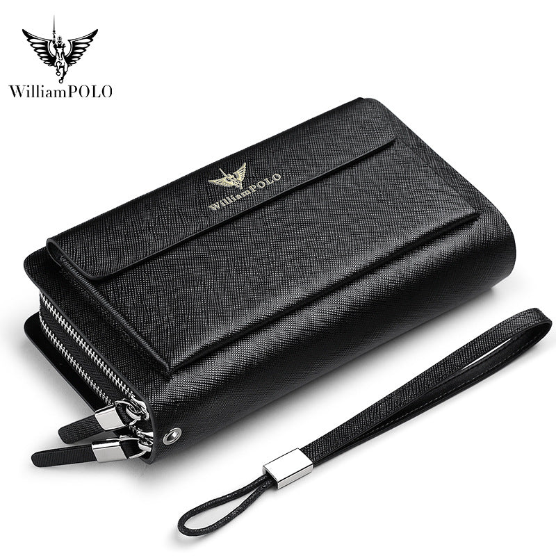 Men's King Paul Large Capacity Real Leather Men's Wallets