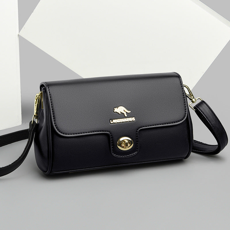 Mom Korean Simple Large Capacity Solid Crossbody Bags