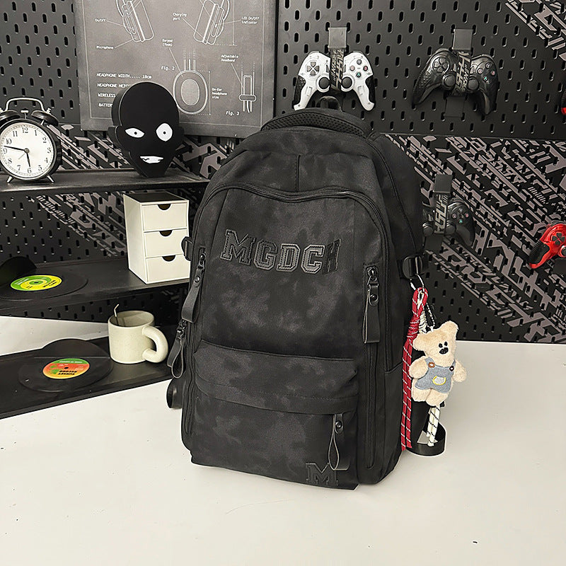 Work Clothes Trendy Couple Large Capacity Junior High Backpacks