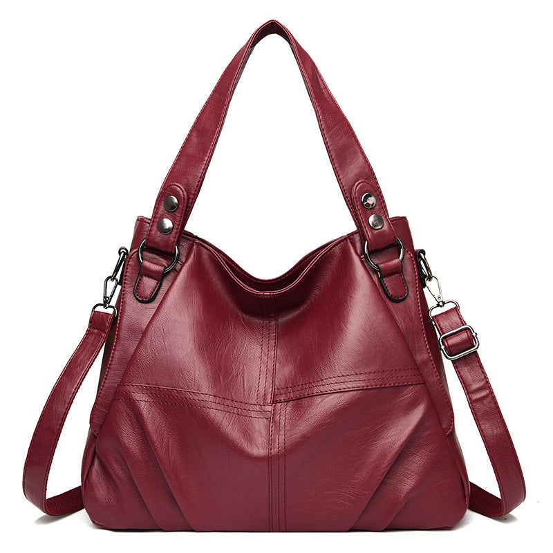 Women's Large Capacity Pleated Fashion Versatile Shoulder Bags