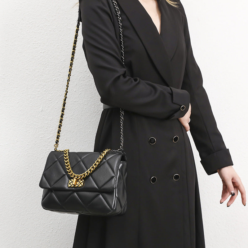 Women's Classic Style Diamond Pattern Chain Fashion Shoulder Bags