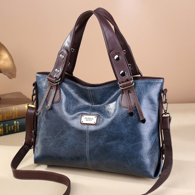 Women's Simple Large Capacity Retro Commuter Fashion Crossbody Bags