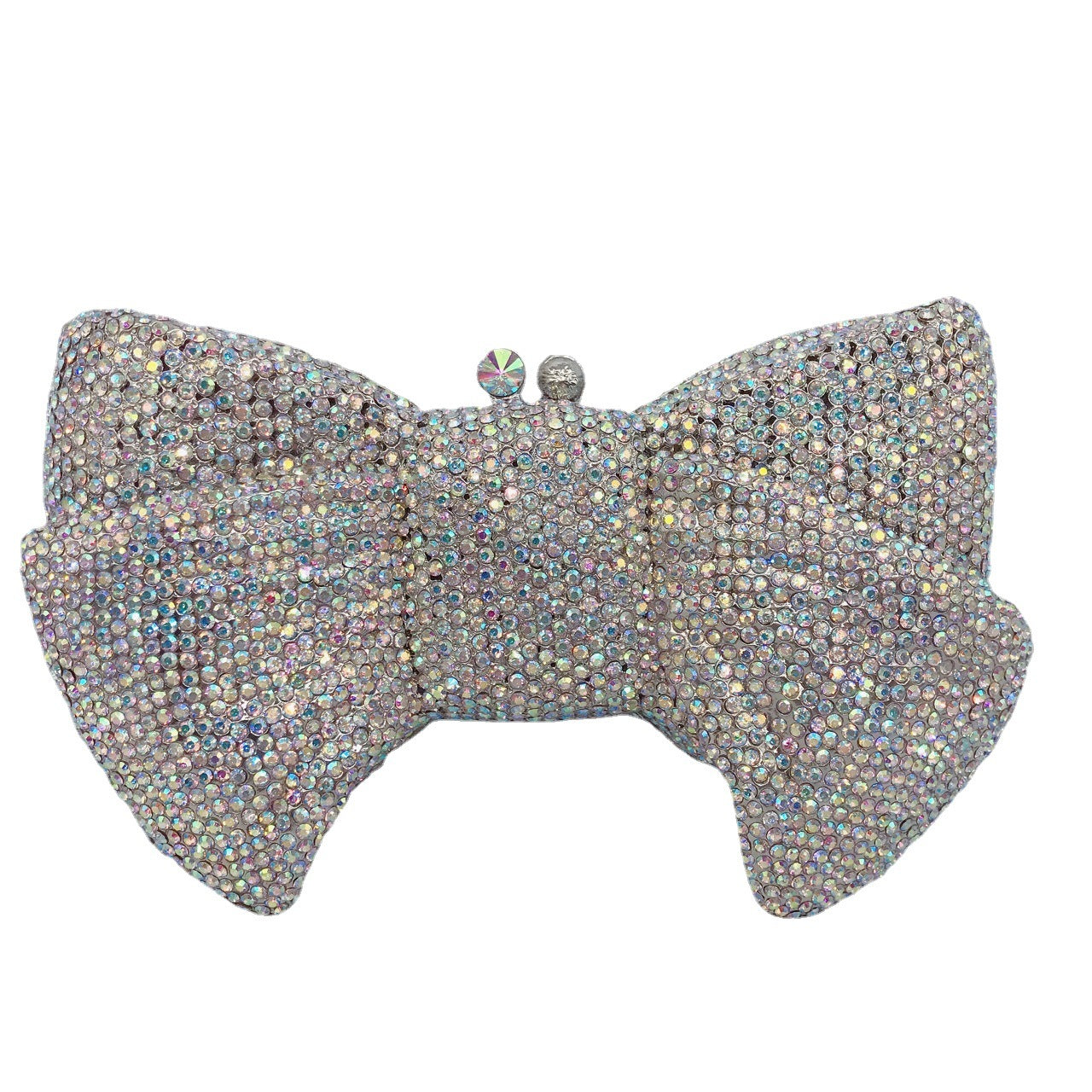 Women's Strict Selection Bow Diamond Banquet Full Evening Bags