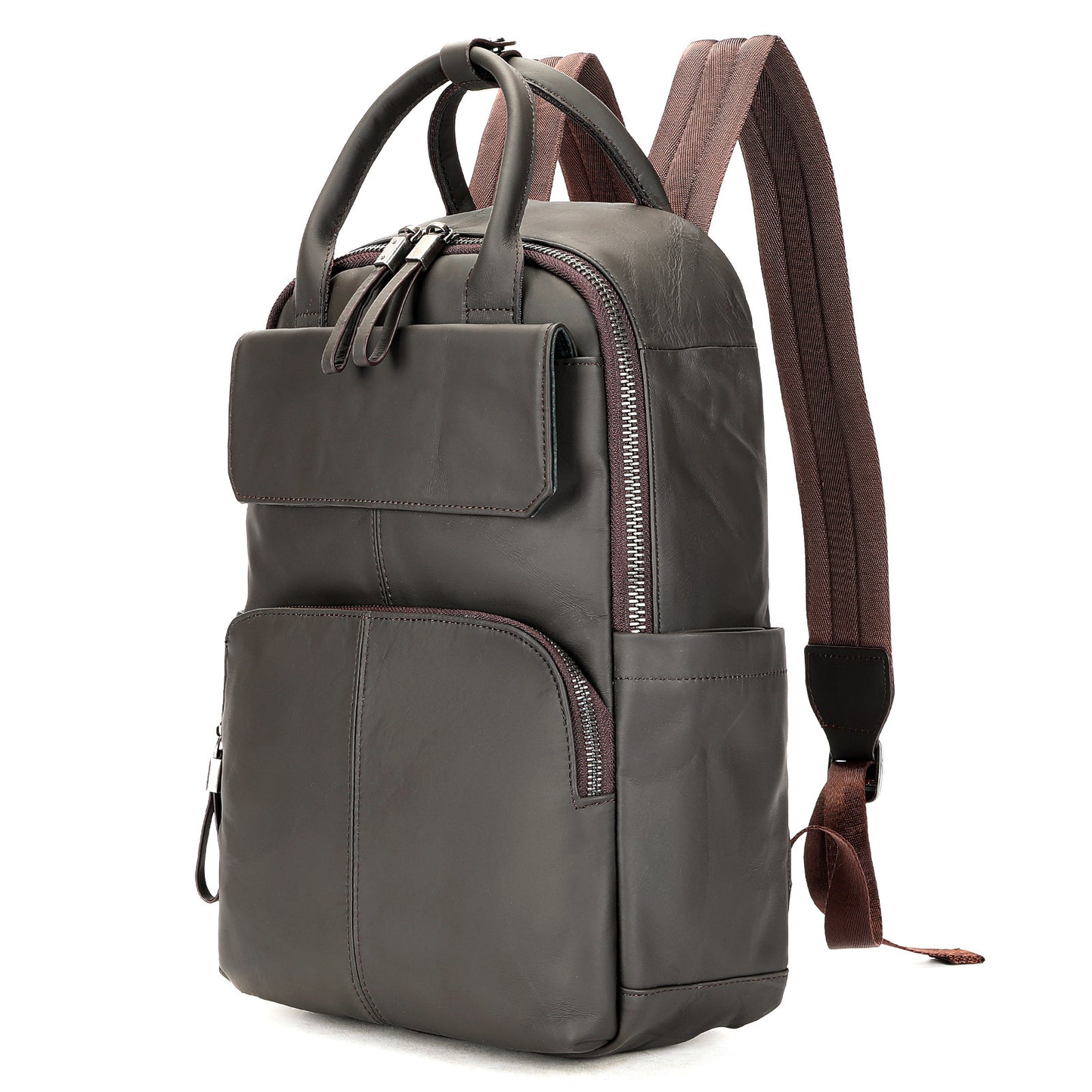 Men's Fashion Business Computer First Layer Cowhide Bags