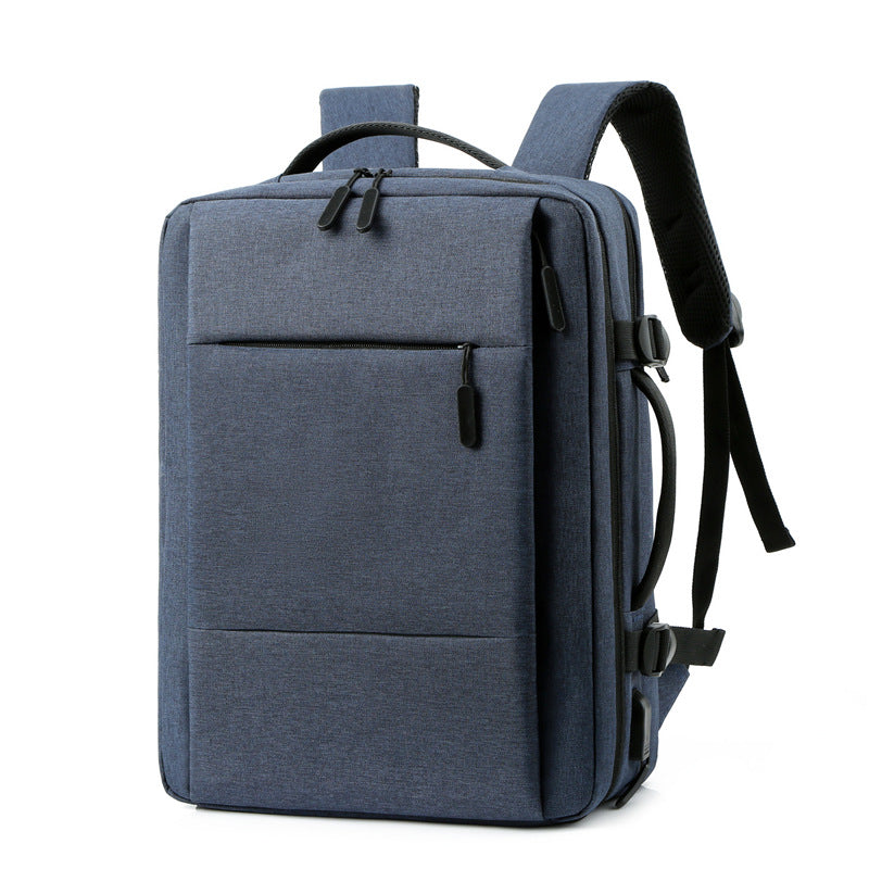 Men's Large Capacity Commuter Scalable Shockproof Business Backpacks