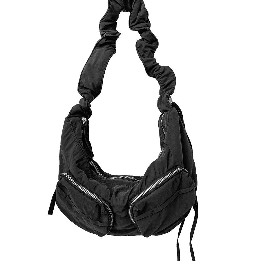 Women's Summer Nylon Dumpling Large Capacity Drawstring Bags