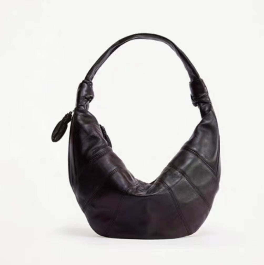 Idle Style Croissant Sheepskin Niche Dumpling Crossbody Bags