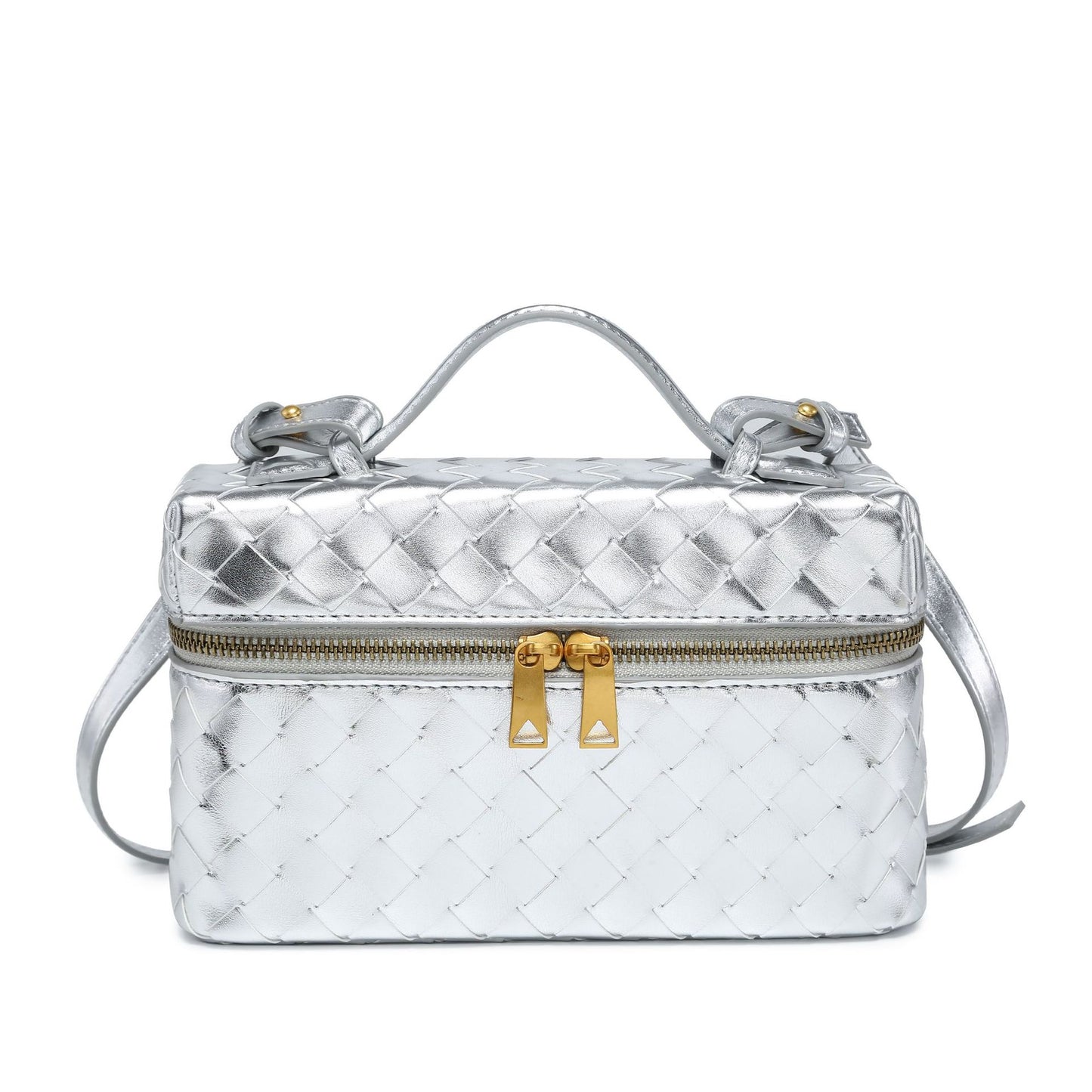 Women's Woven Box Lunch Retro Fashion For Handbags