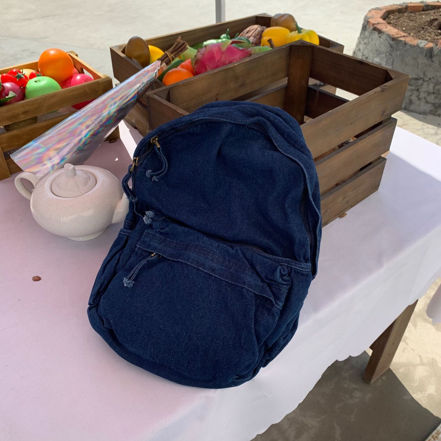 Canvas Retro Artistic Large Capacity Simple Backpacks