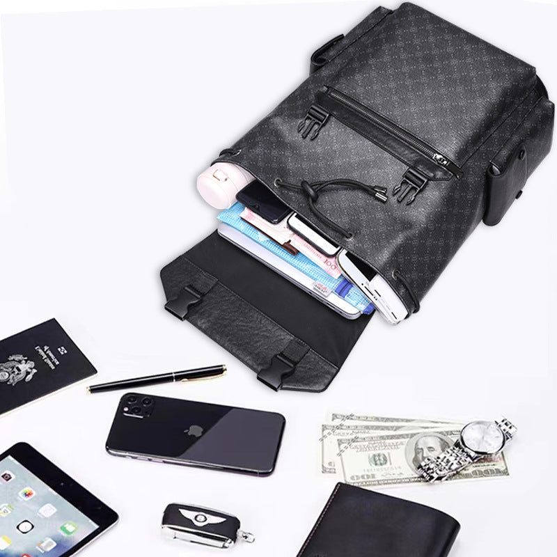 Men's Fashion Trendy Printing Large Capacity Computer Backpacks