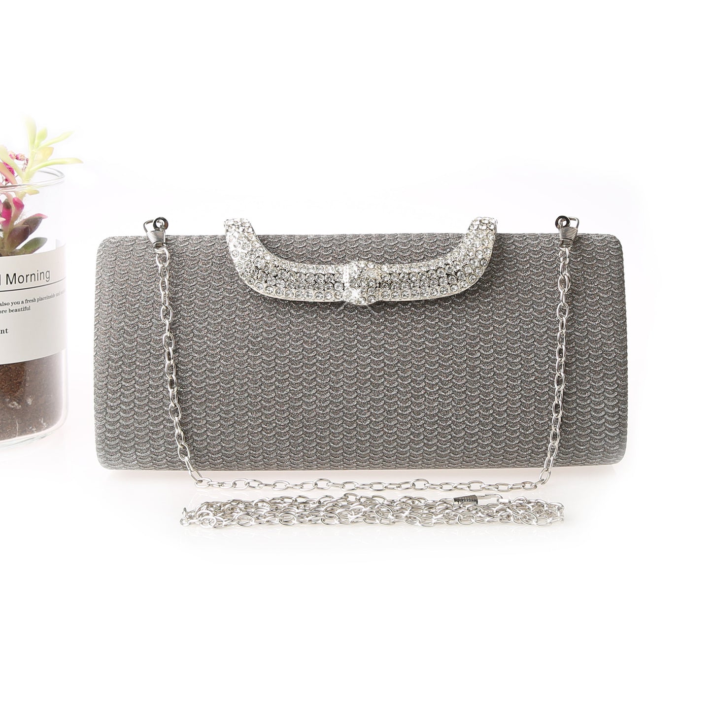 Trendy Long Simple Clutch Fashion Thin Evening Bags