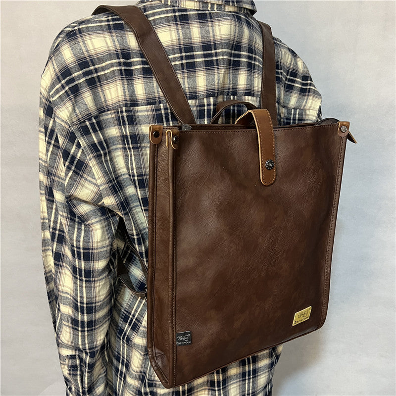 Women's & Men's & University Style Simple Business Portable Backpacks