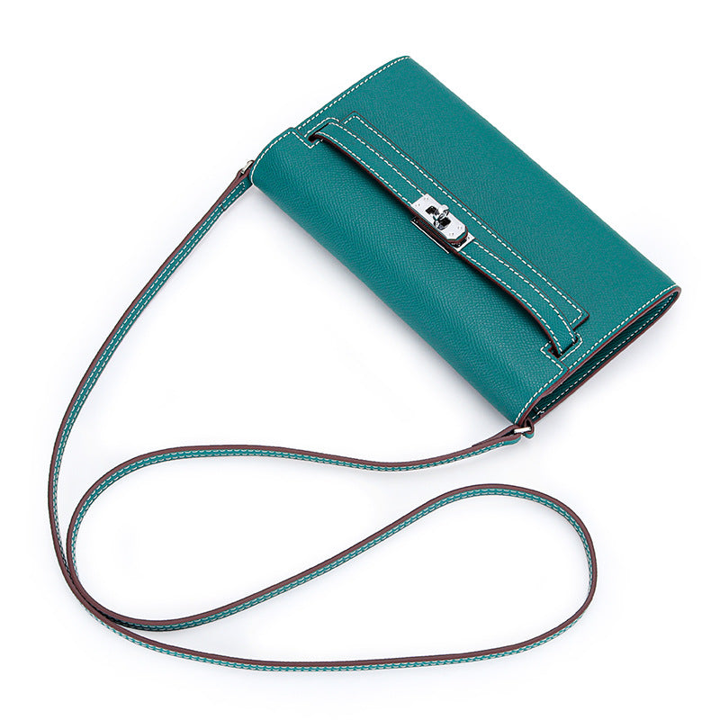 Women's High-grade Cowhide Palm Pattern Kelly Long Ladies Wallets