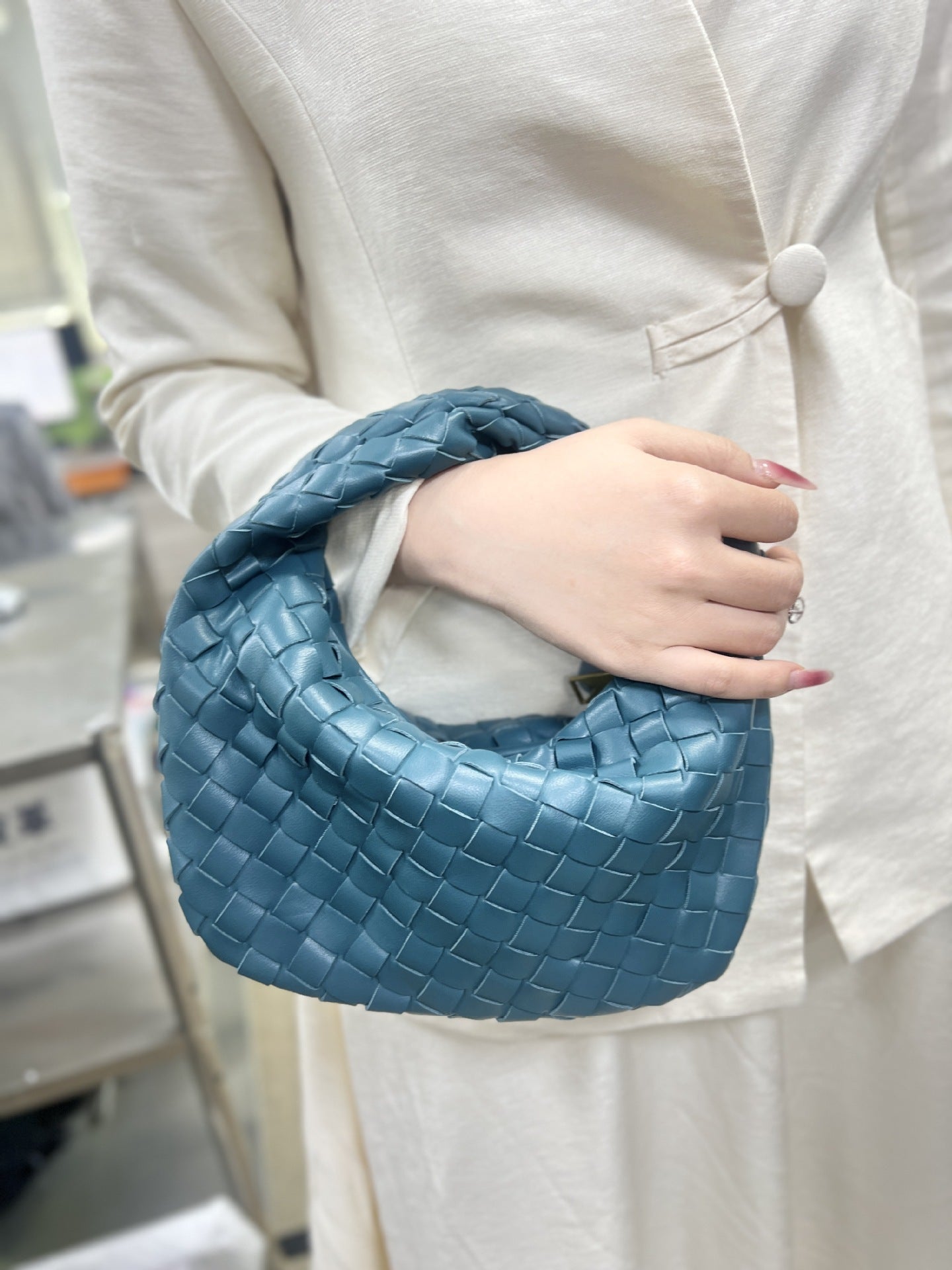 Women's Home Woven Underarm Leisure Versatile Dumpling Bags