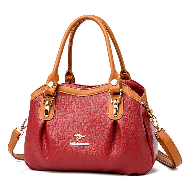 Glamorous Mom Fashion Classy Soft Leather Handbags