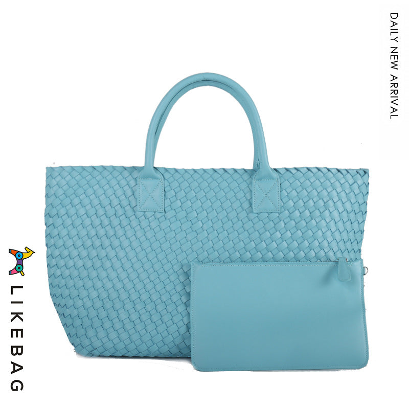Women's Handmade Woven Simple Large Capacity Combination Shoulder Bags