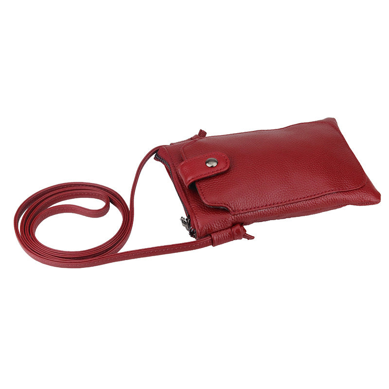 Mobile Female Genuine Leather Fashion Summer Handbags