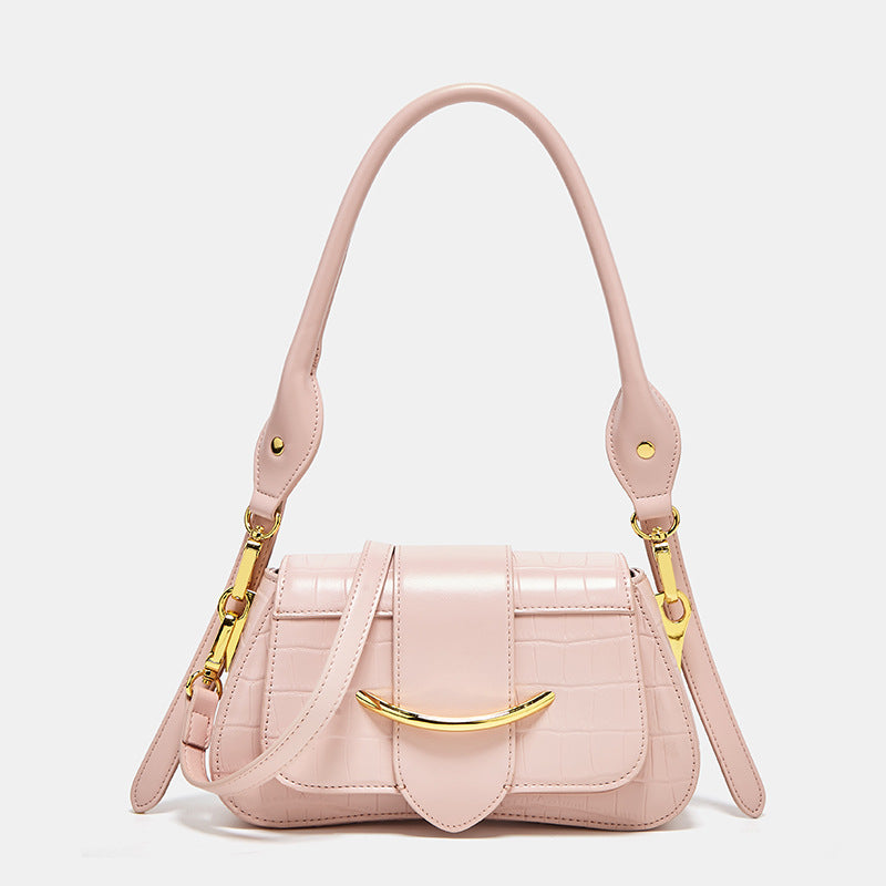 Women's Simple Niche Design Fashion Underarm Crocodile Shoulder Bags