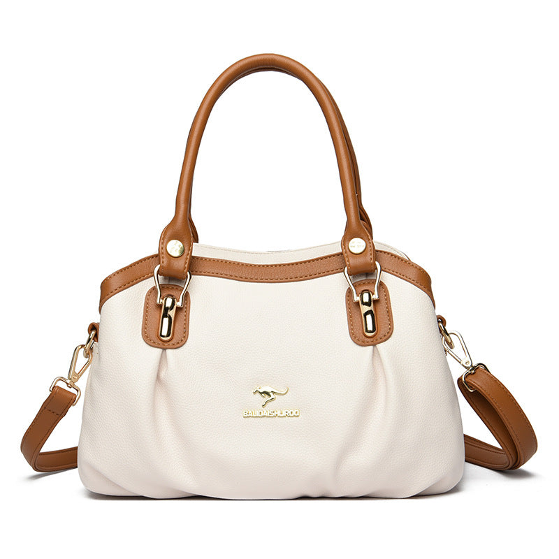 Glamorous Mom Fashion Classy Soft Leather Handbags
