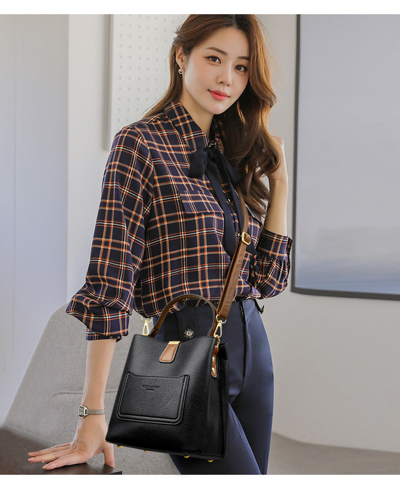 Women's Slouchy Portable Fashion Korean Simple Handbags