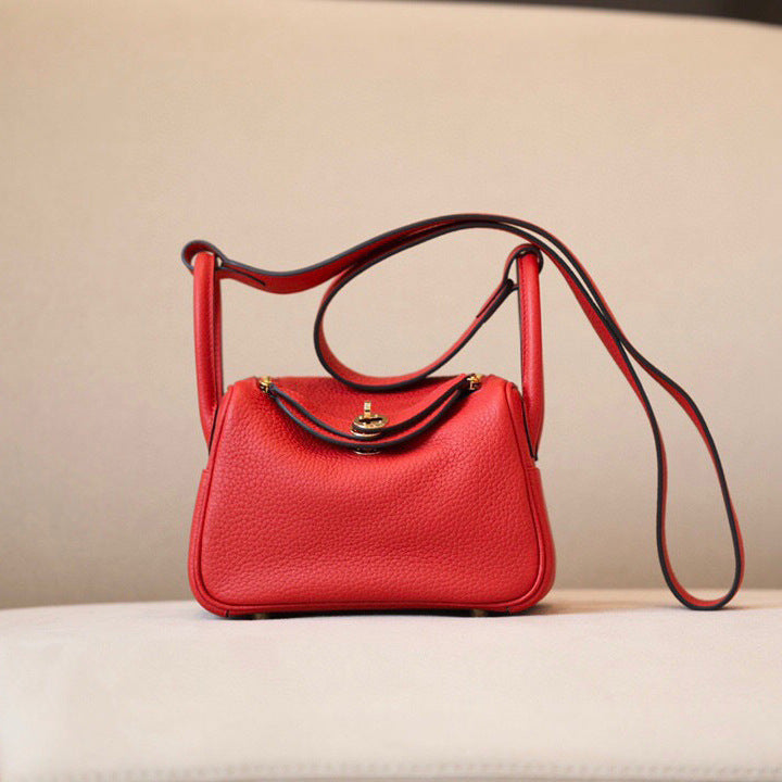 Women's Lindi Layer Cowhide Leather Doctor Elegant Crossbody Bags