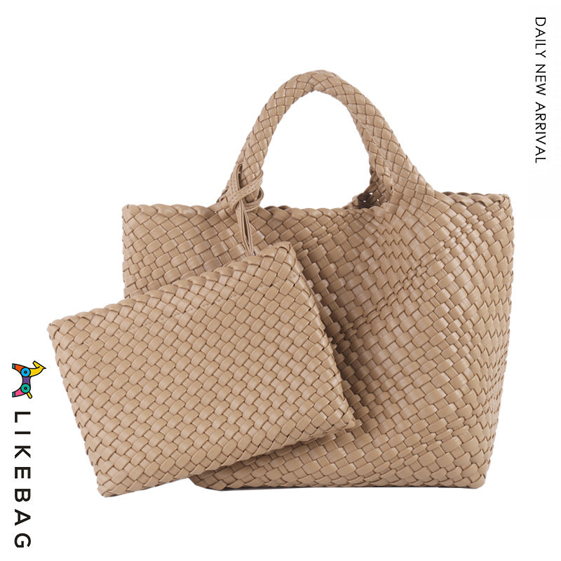 Business Commute Woven Large Capacity Trendy Handbags