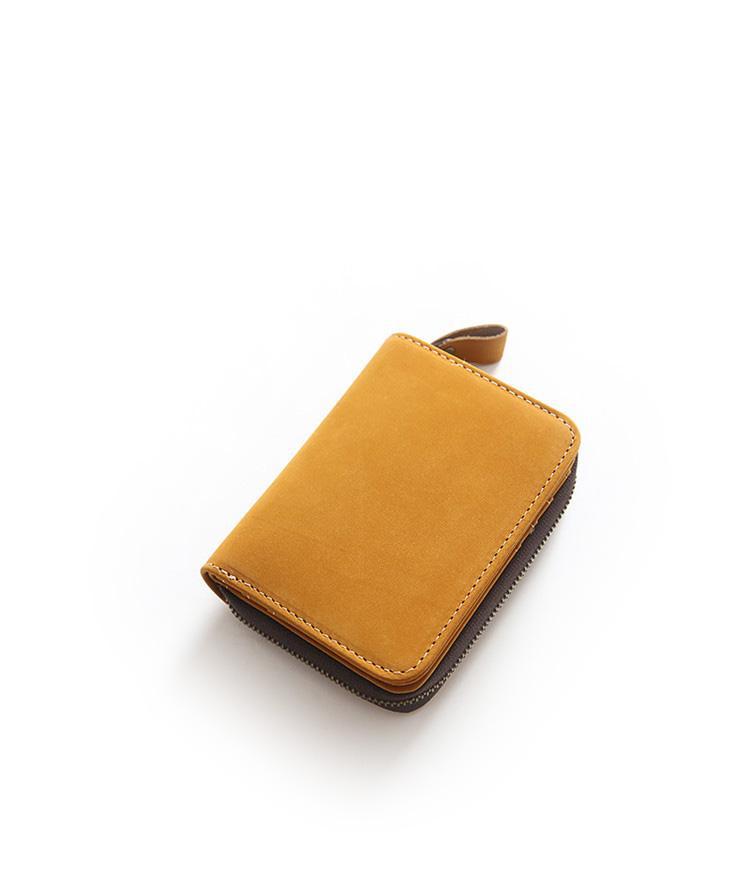 Men's Layer Crazy Horse Skin Short Genuine Men's Wallets