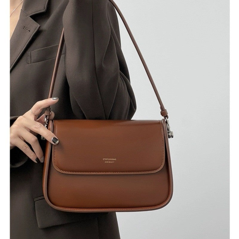 Women's Saddle High Quality Trendy Niche Leather Bags