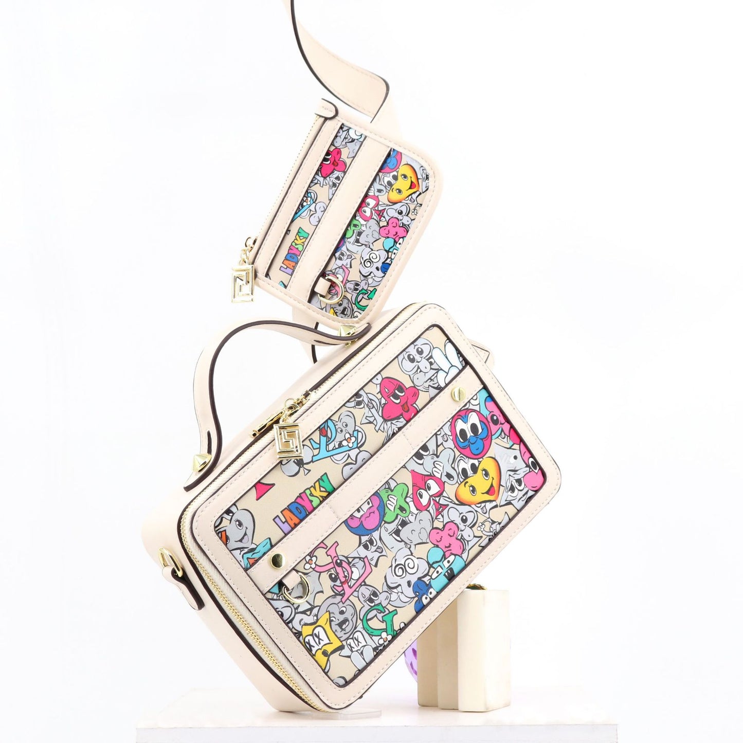 Women's Classic High Quality Printed Vintage Handbags