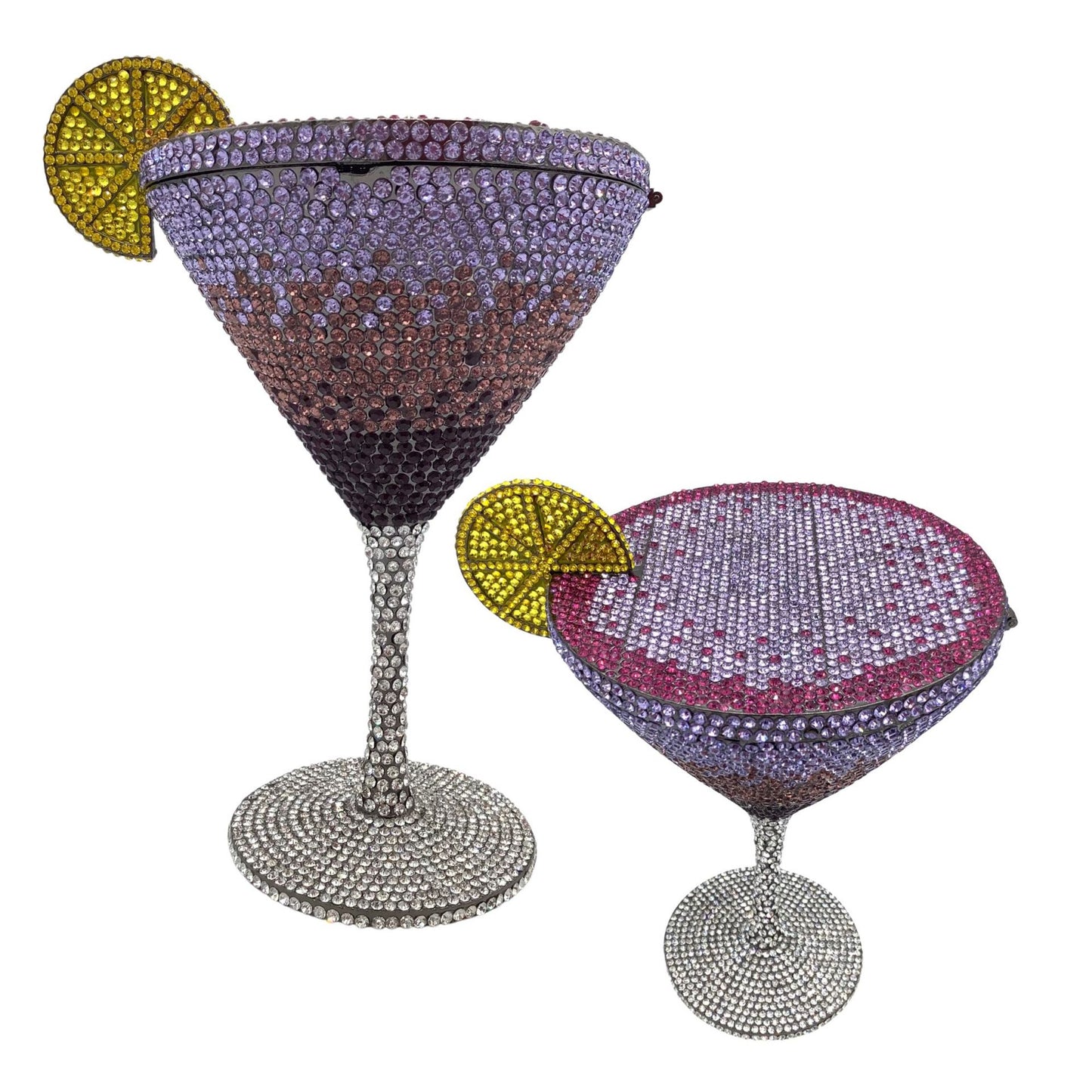Women's Strictly Selected Cocktail Goblet Diamond Clutch Bags