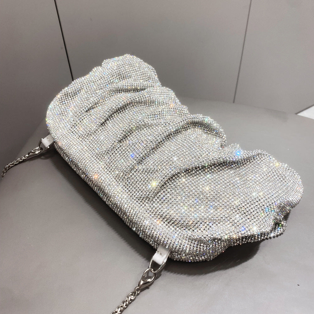 Women's Shiny Rhinestone Clutch Crystal Diamond Dinner Handbags