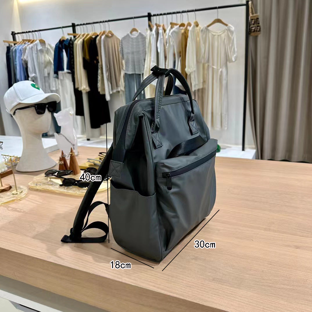 Korean Style Fashion Black Waterproof Commuter Business Computer Backpacks