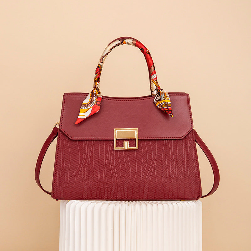 Women's Red Female Mother Wedding High-grade Mother-in-law Shoulder Bags