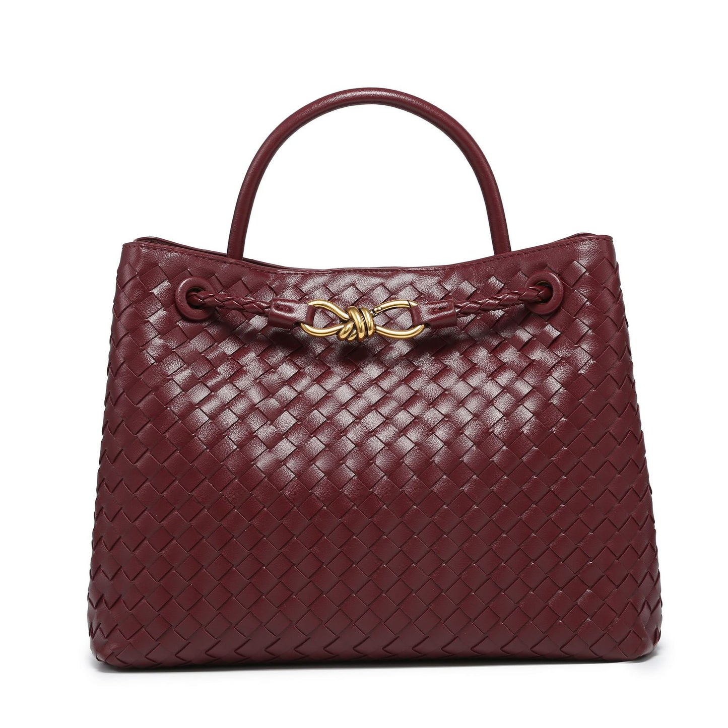 Handmade Woven Metal Butterfly Clasp Large Handbags