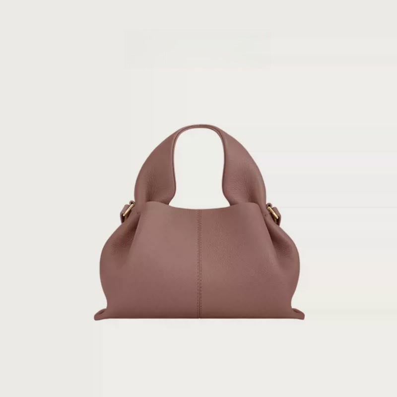 Women's Popular Lychee Pattern Cloud Fashion Handbags
