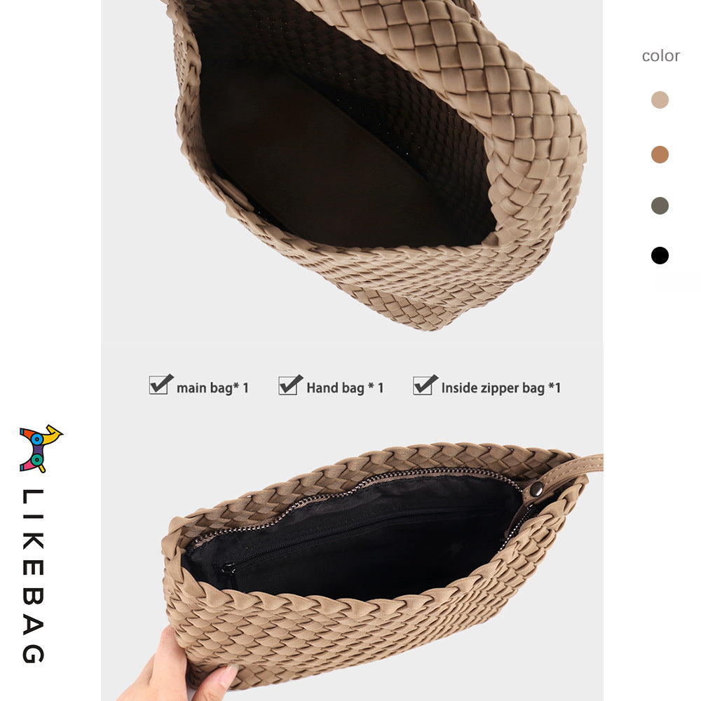 Fabric Large Capacity Advanced Texture Handmade Shoulder Bags