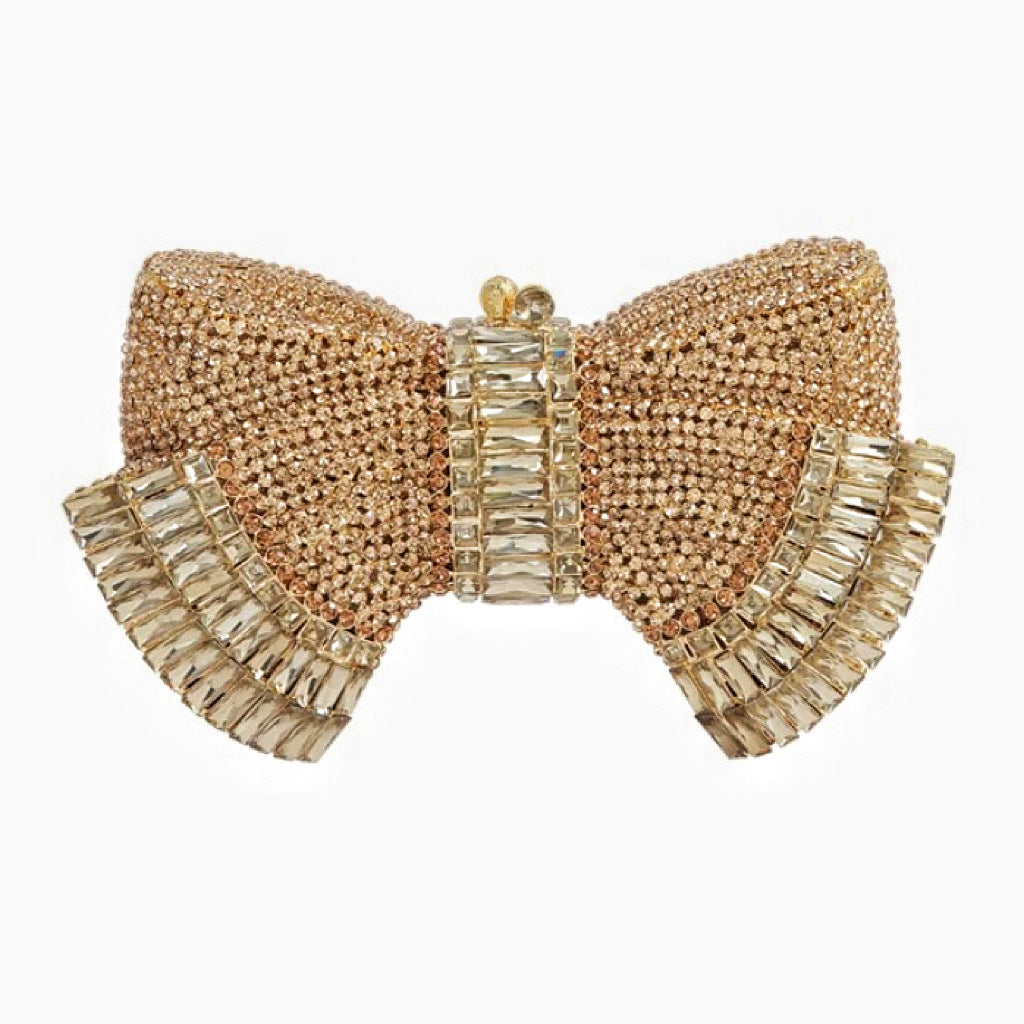 Women's Strictly Selected Bow Diamond Banquet Full Evening Bags