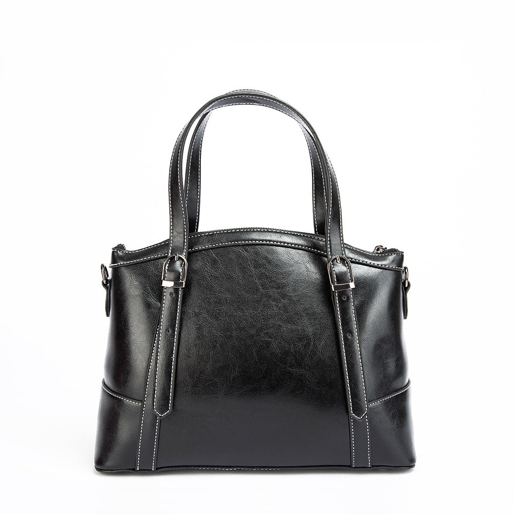 Women's Genuine Leather Fashion Retro Cowhide Trendy Shoulder Bags