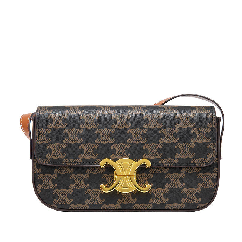 Women's Triumphant Underarm French Stick Solid Color Crossbody Bags