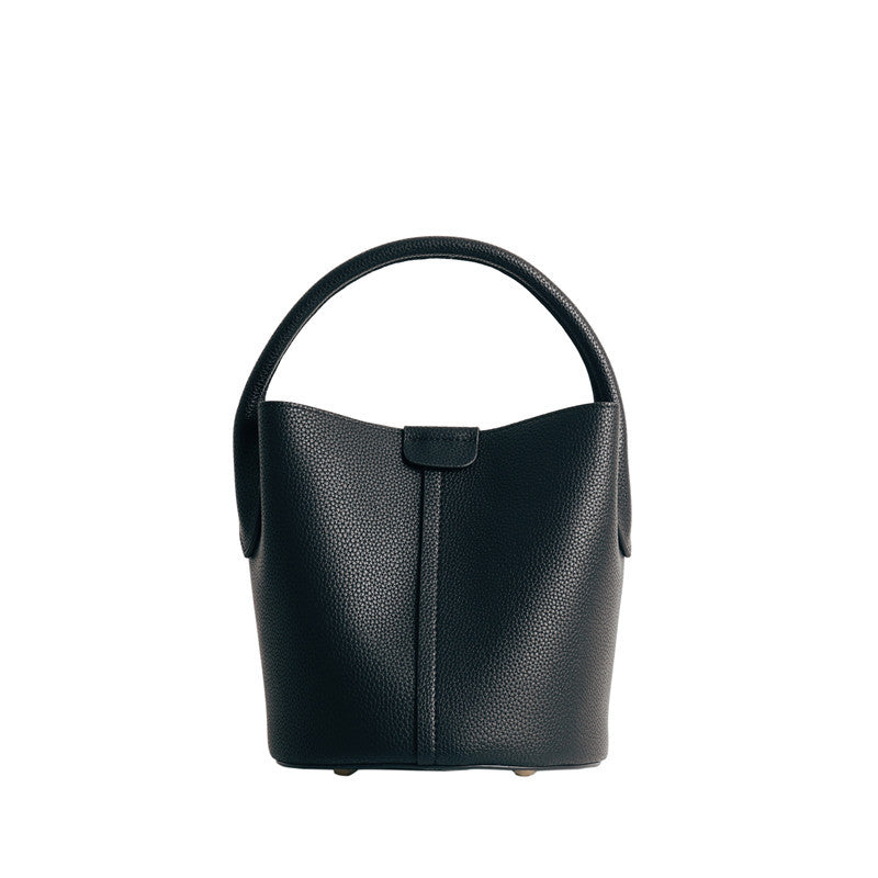 Women's Leather Cowhide Fashion Lychee Pattern Design Shoulder Bags
