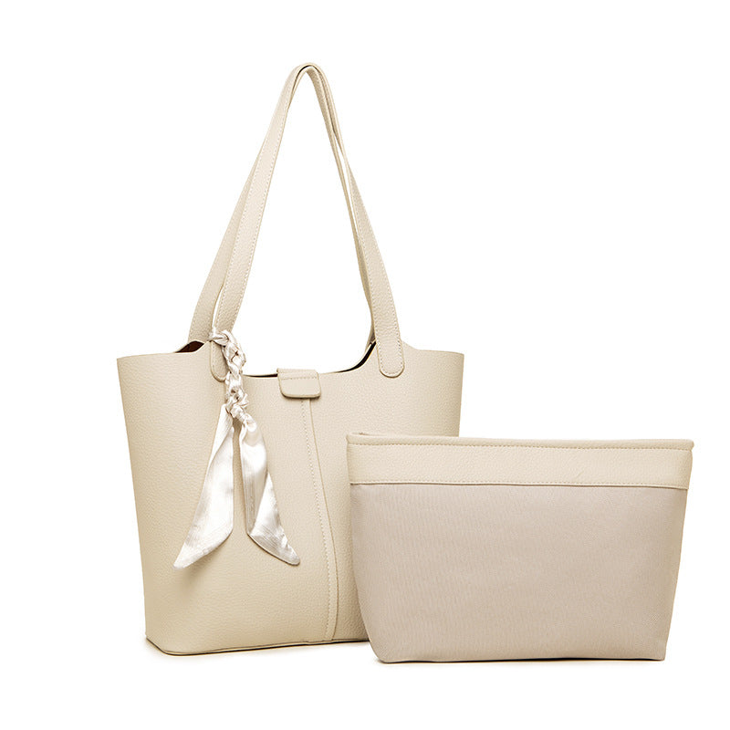 Women's Leather Pattern Commuter Big Trendy Fashion Elegant Mother Shoulder Bags