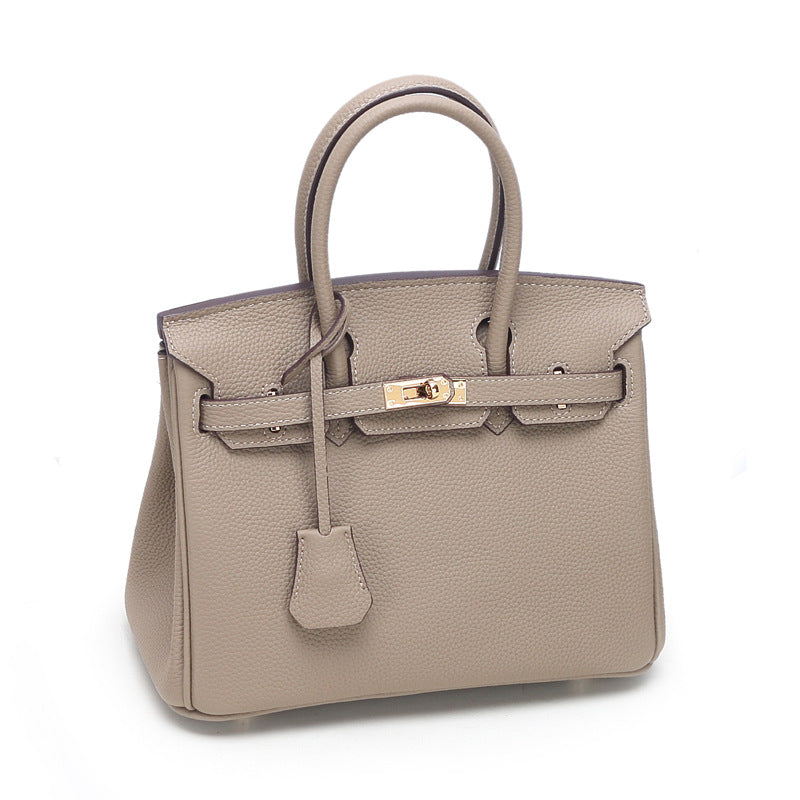 Women's Grain First Layer Cowhide Genuine Leather Handbags
