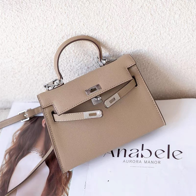 High-grade Genuine Leather Kelly Second Generation Crossbody Bags