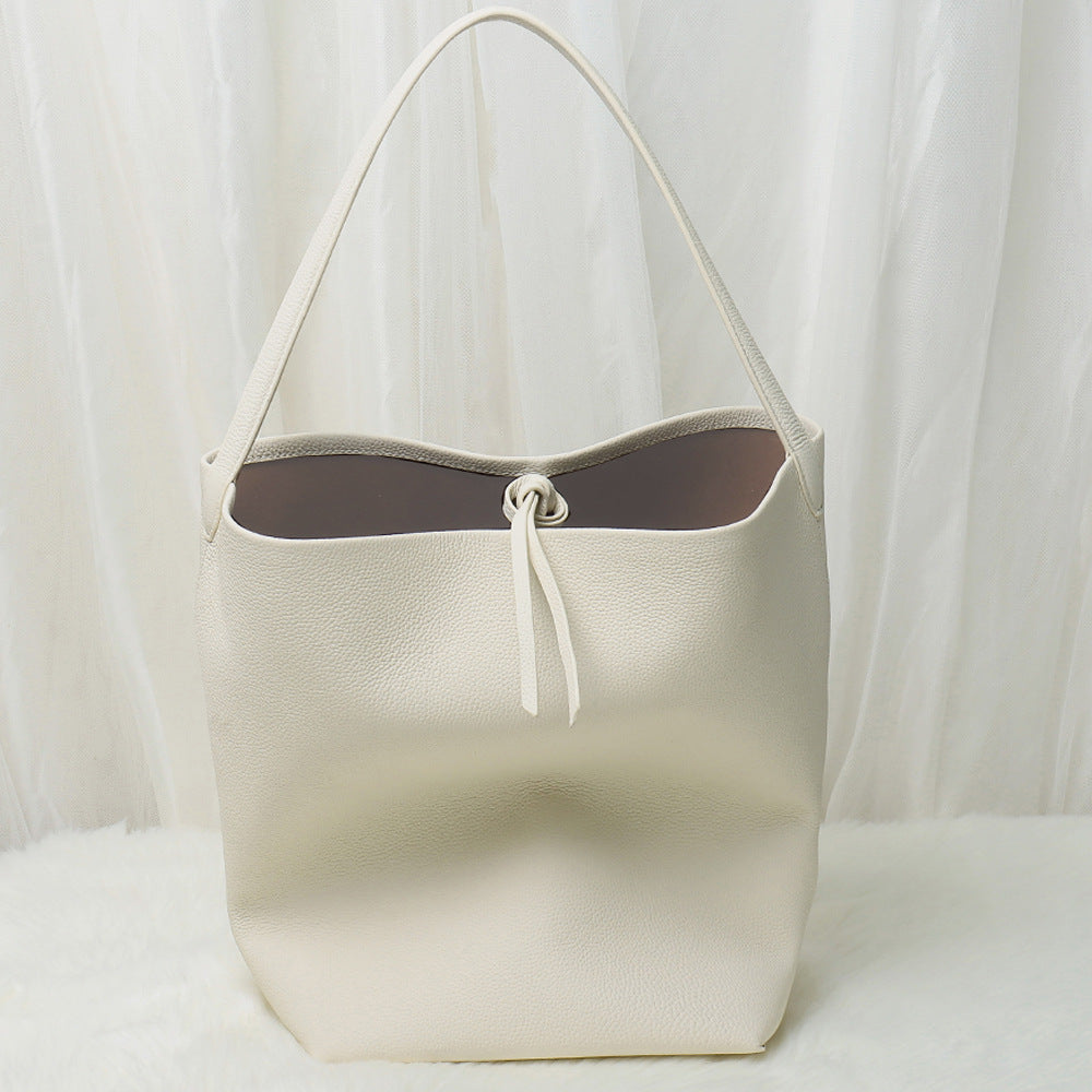 Style Genuine Leather Large Capacity One Shoulder Bags