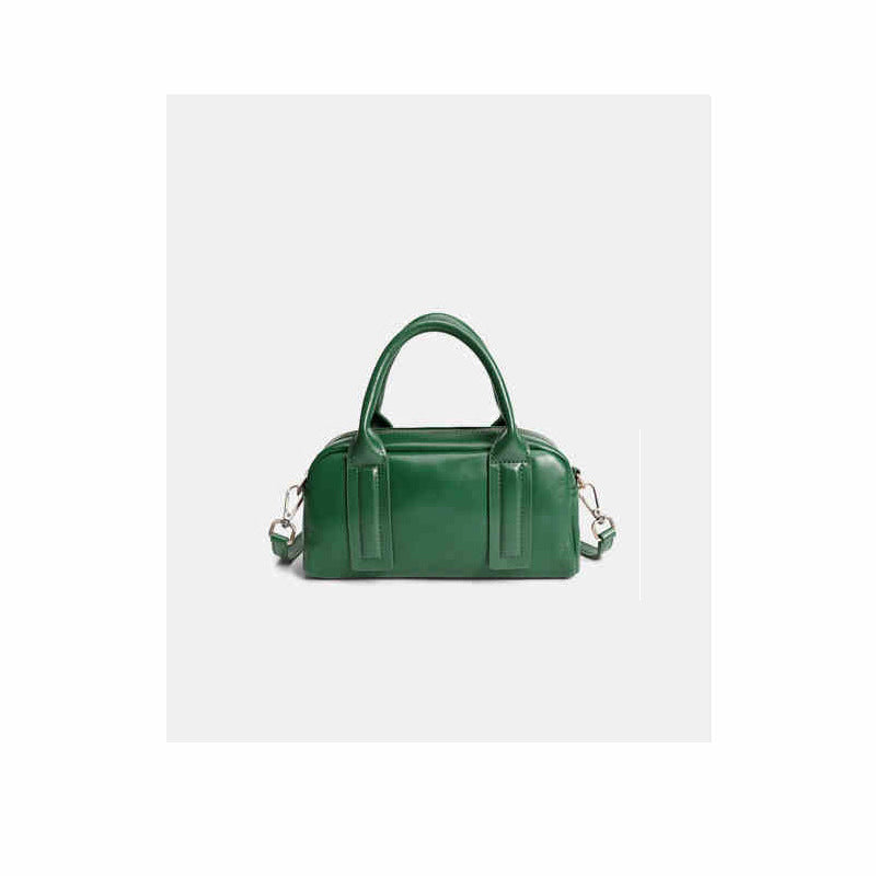 Women's Layer Vegetable Tanning Leather Pillow Trendy Handbags