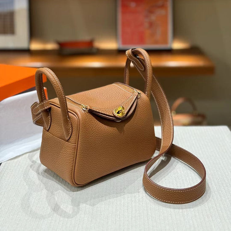 Women's Leather Lindy High-grade First Layer Cowhide Shoulder Bags