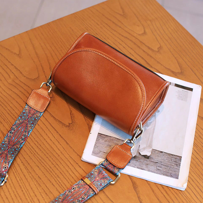 Women's Retro Genuine Leather High-grade Versatile Crossbody Bags