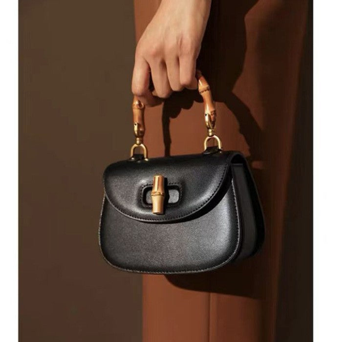 Women's High-grade Bamboo Joint Saddle Fashion Shoulder Bags