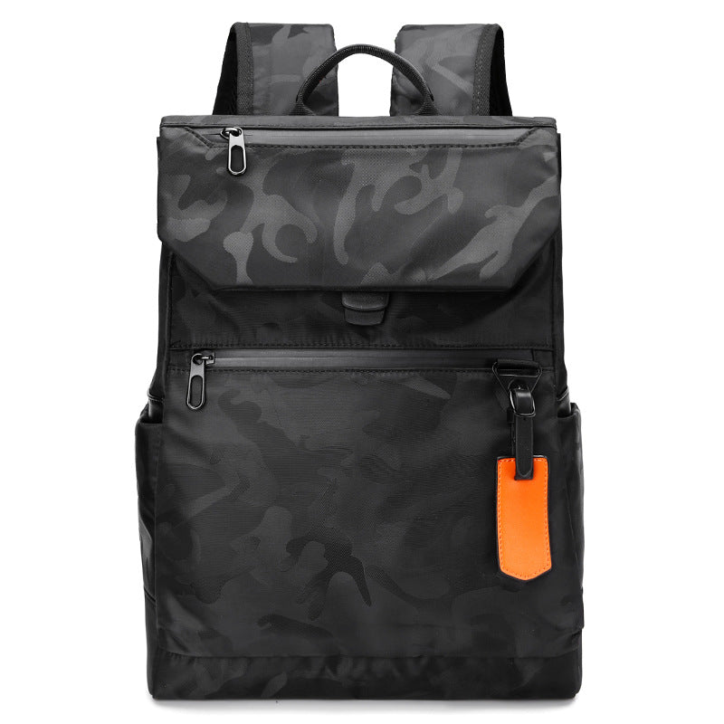Men's Washed Cloth Business Computer Commuter Lightweight Backpacks